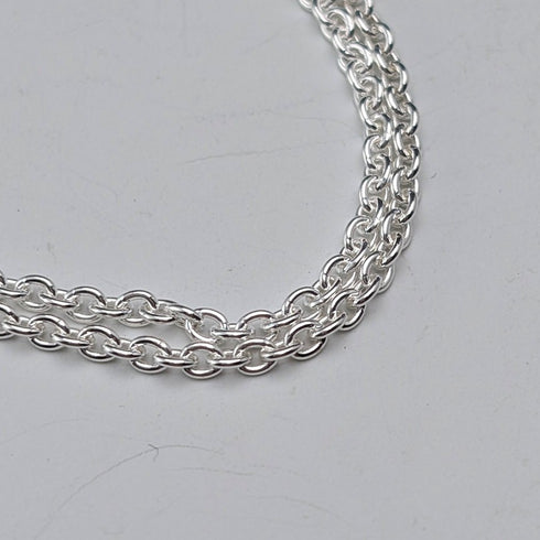 1977年 英国 純銀製 ジュビリーインゴットペンダント&純銀製チェーン 計35g Carr's